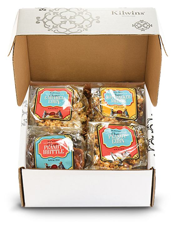 Caramel Corn and Brittle Collection Kilwins gift box