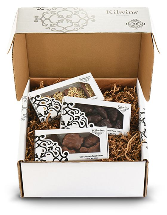 Kilwins Best Sellers Chocolate Trio Kilwins gift box