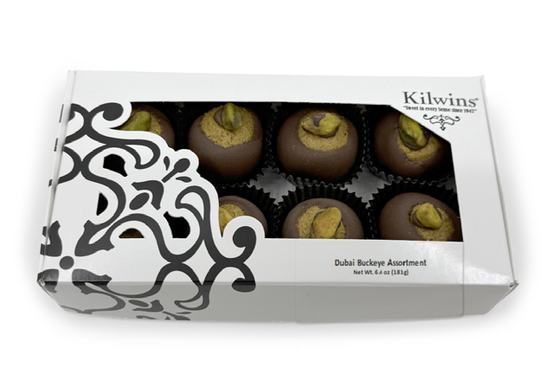 Milk Chocolate Dubai Buckeye Window Box — Kilwins