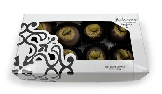Assorted Chocolate Dubai Buckeye Window Box — Kilwins