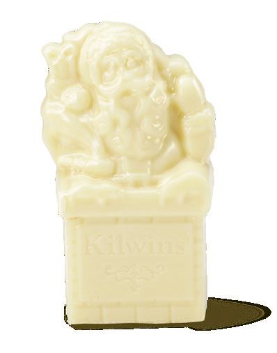 White Chocolate Santa — 3 oz — Kilwins