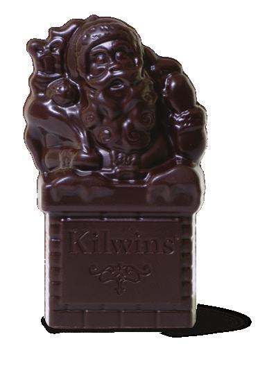Dark Chocolate Santa — 3 oz — Kilwins